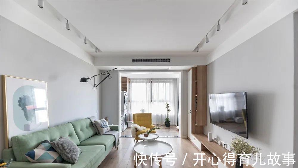 北欧风格|90平三居室北欧风格,书房和餐厅的开放式设计,堪称一绝!