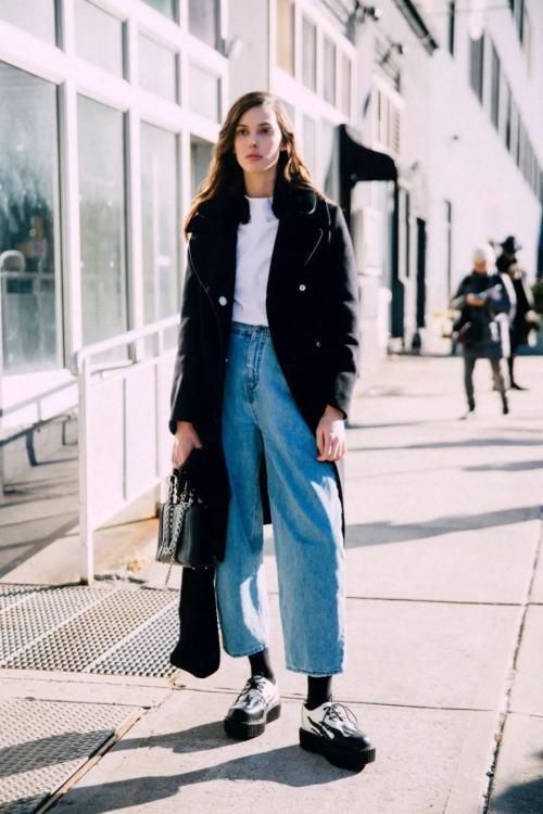 长外套+阔腿裤火了！太美太气质，小个子也能穿！