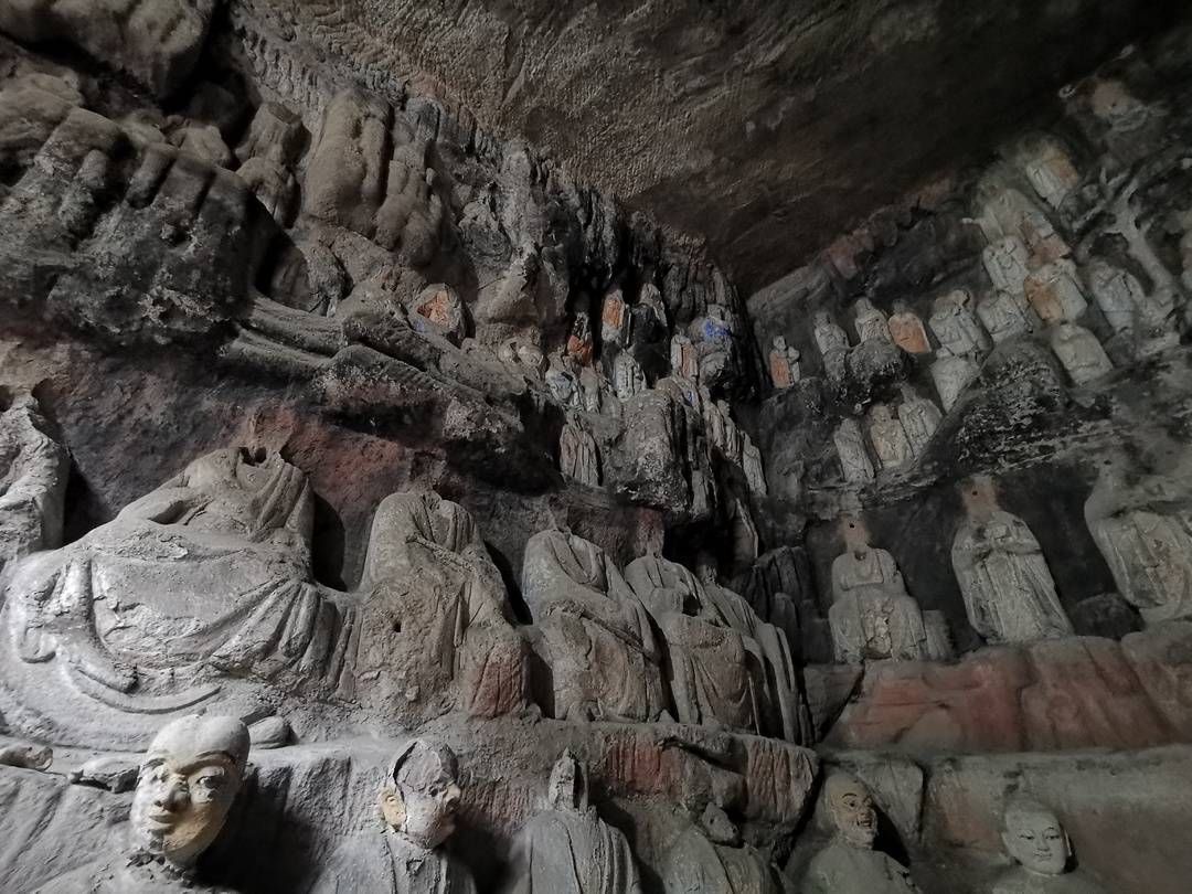 陈食佛崖寺|探访川渝石窟秘境｜与大足石刻“一脉相承、同期建造”的重庆永川陈食佛崖寺摩崖造像