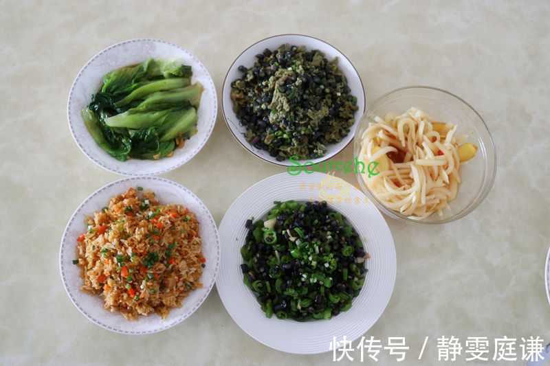 剩饭|我家的晚餐30分钟做好,三道家常菜一道凉拌菜,还有一盘炒饭