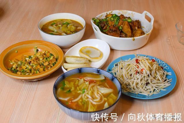 红豆年糕|蟹姐晒1周不重样晚饭,荤素巧搭配,简单好吃不浪费