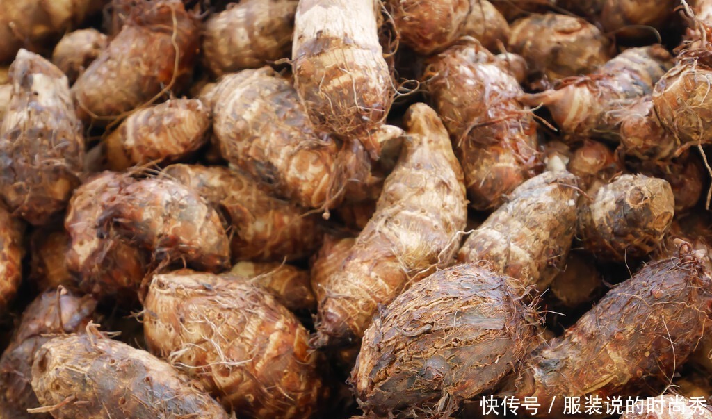 芋头|怎样才能挑到又粉又糯的芋头菜贩子教我5招,个个粉糯,很实用