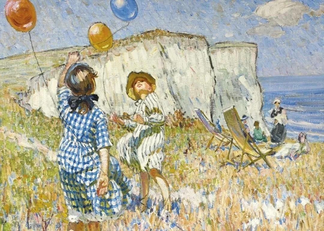 多萝西娅#20世纪英国最伟大的女画家之一多萝西娅·夏普油画作品欣赏