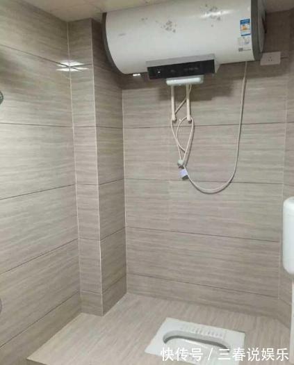 安装|头一次见卫生间热水器不挂墙上,这样放太聪明,“好看”又不占地