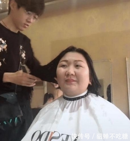 成品|女子嫌自己的脸大,请发型师帮自己设计,成品出来后秒变大妈