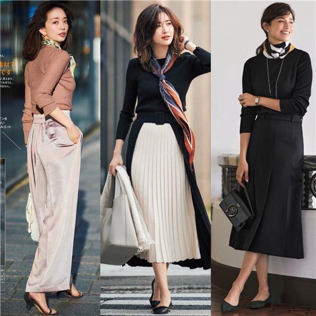 黑白色|70后的女人不要“扮嫩”更不能“土”，学一学优雅搭配法，很显贵