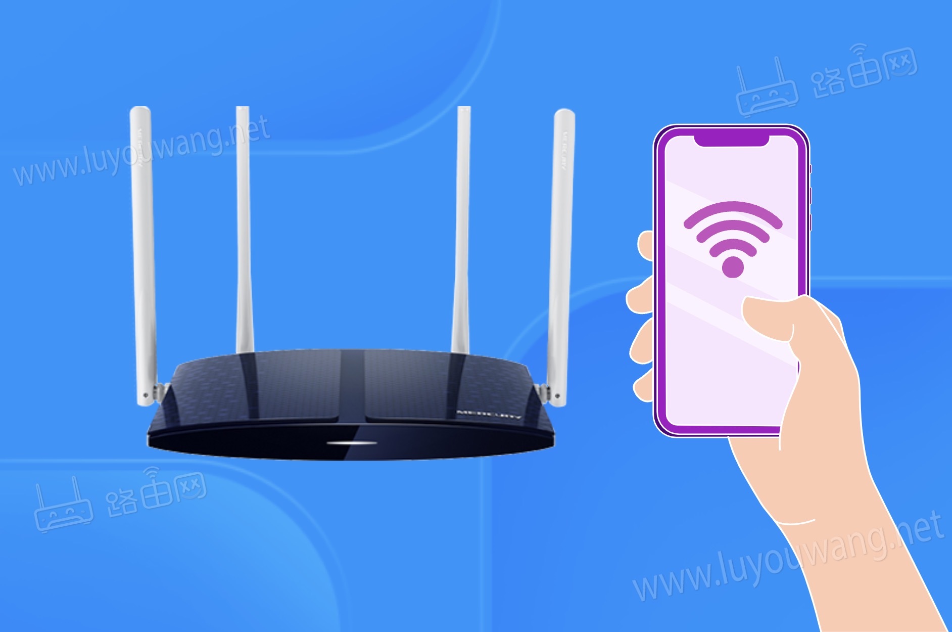 手机登陆melogin.cn路由器上网跟wifi设置-52KMS