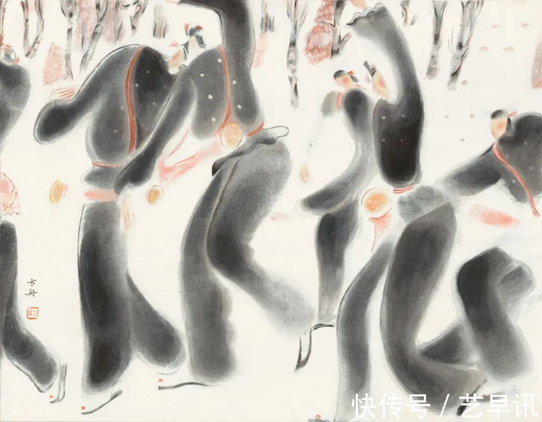 鼓乐@工·无界 | 洪方舟-工笔画赏析