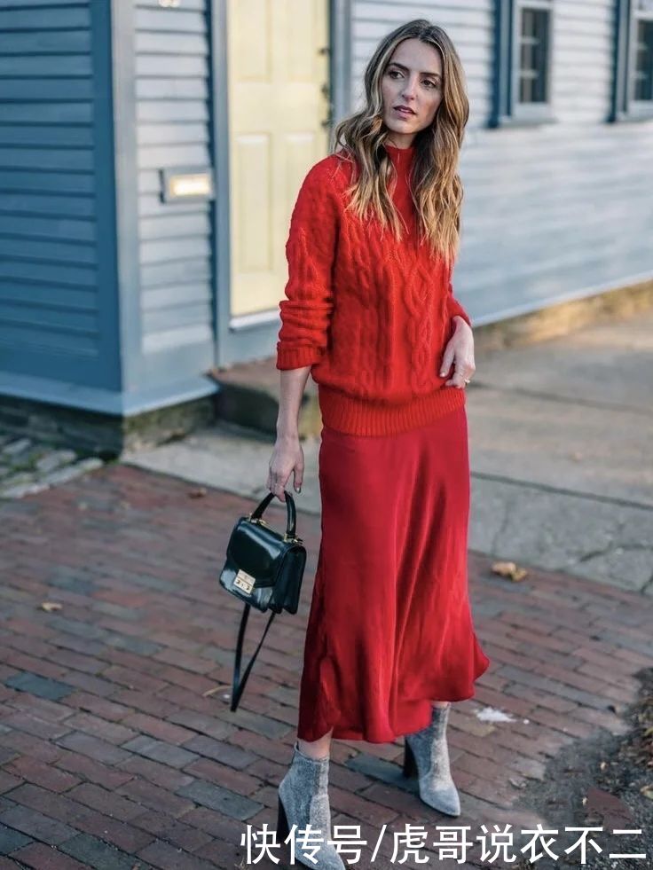 冬季怎么穿出高贵冷艳范？3种“红黑配”方案，好衣品手到擒来