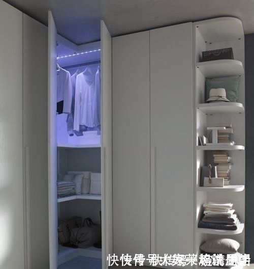 转角衣柜|最不后悔的1个决定,不装衣帽间,卧室做个转角衣柜,收纳足够了