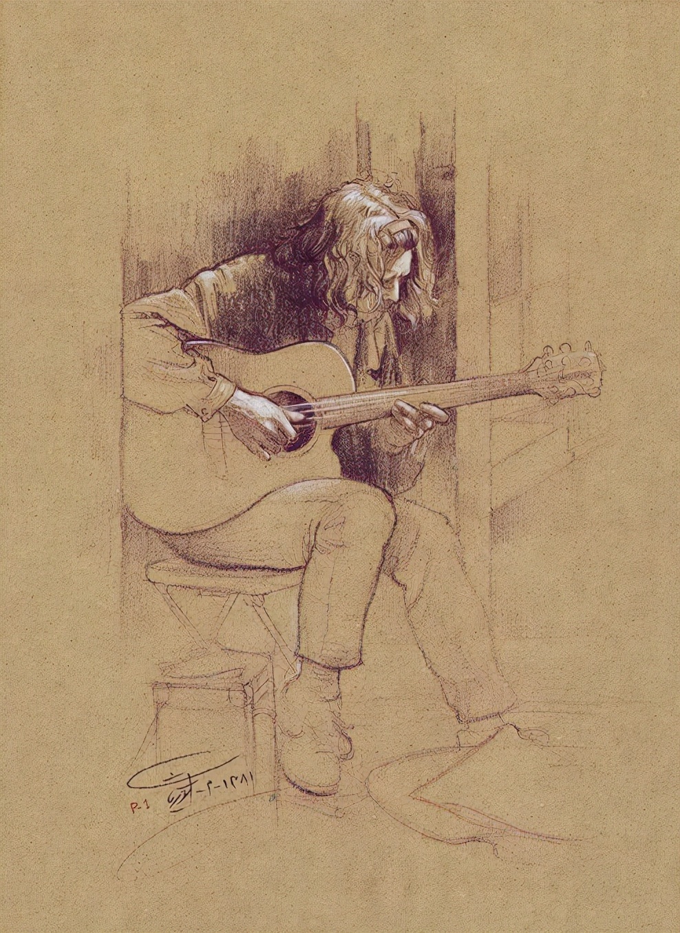 艺术家!伊朗艺术家莫提.Katouzian 素描作品欣赏