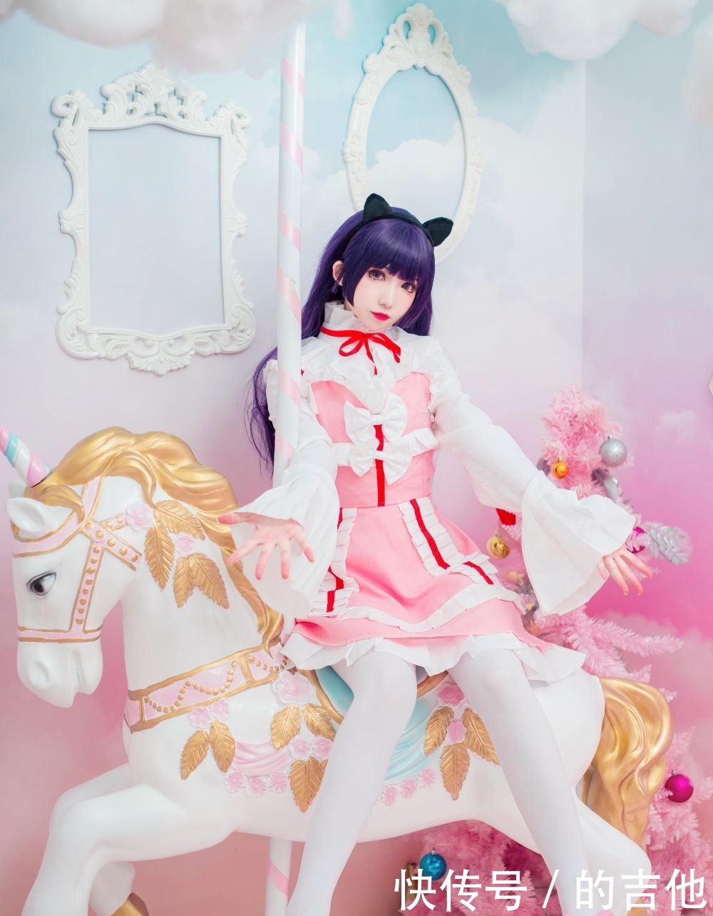 黑貓|俺妹五更琉璃cos，“喜歡你的心情不會(huì)輸給任何人”！