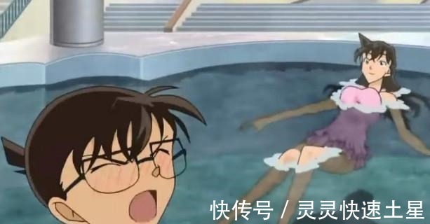 柯南|童年动漫细思极恐的镜头，柯南被小兰吓跑，陈思思身体会扭曲