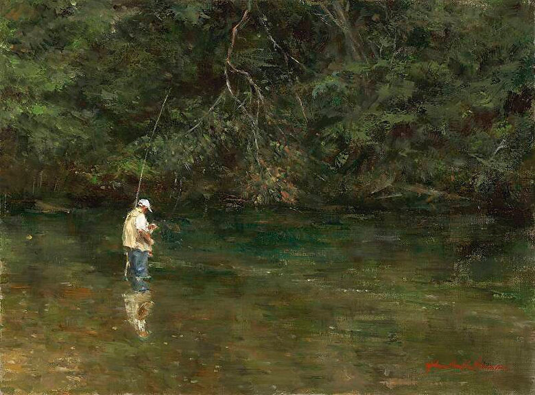 乡村@风景·乡村小景:美国油画家 约翰·奥斯汀·汉娜 的作品欣赏