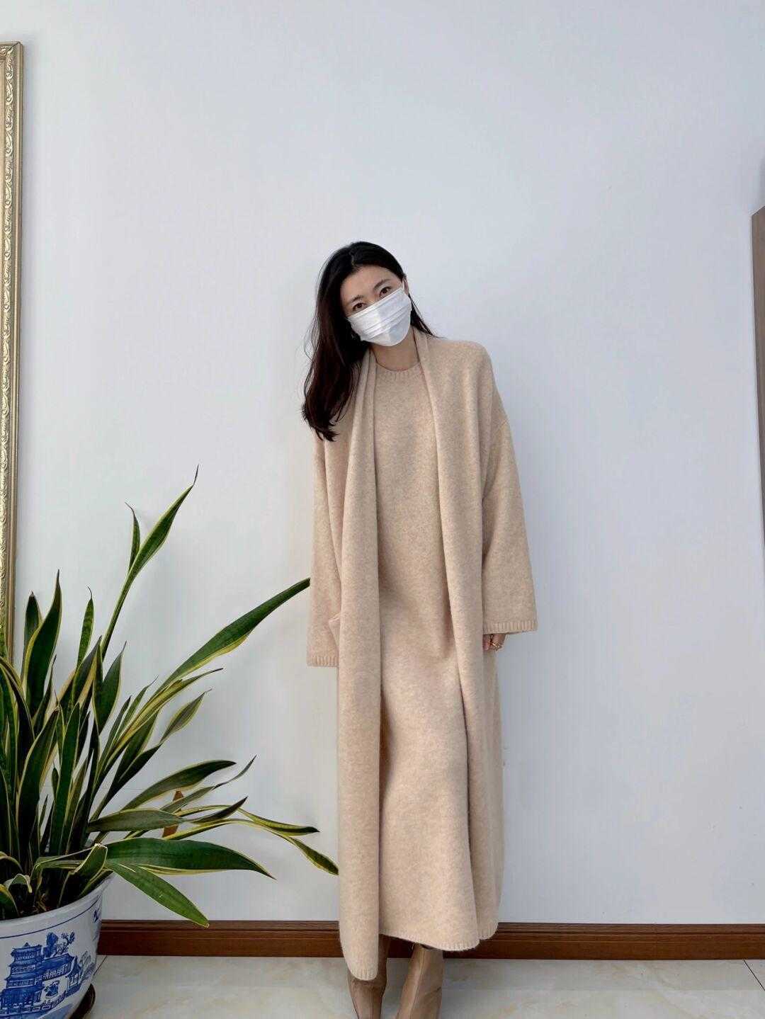 长衫 提前备几件针织长衫吧!初春穿它出门,绝对让你美到“巅峰”