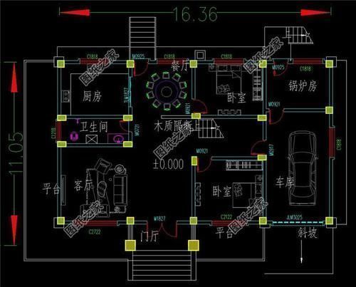 卧室|适合农村自建的150平到180平带车库的二层楼，漂亮功能多，收藏不吃亏