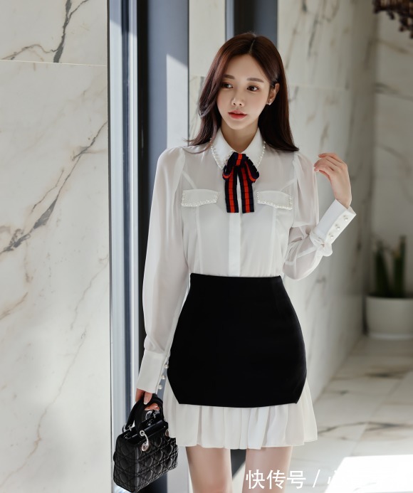 时尚搭配|女神孙允珠的时尚搭配:斯蒂芬王妃法式宫廷红丝带裙