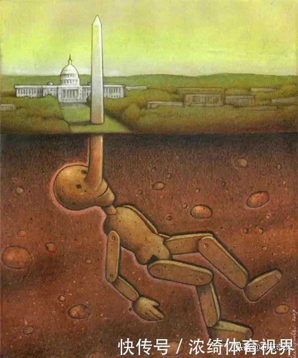 匹诺曹|这10幅画画出10种世界真相，挑战一下，看看你能看懂几幅？