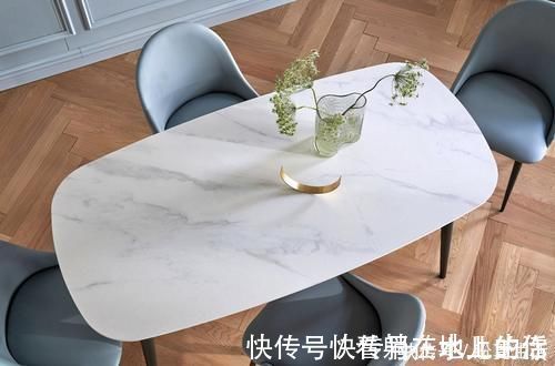 大气上档次|别装大理石餐桌了,这种材料更耐造,用作餐桌更环保