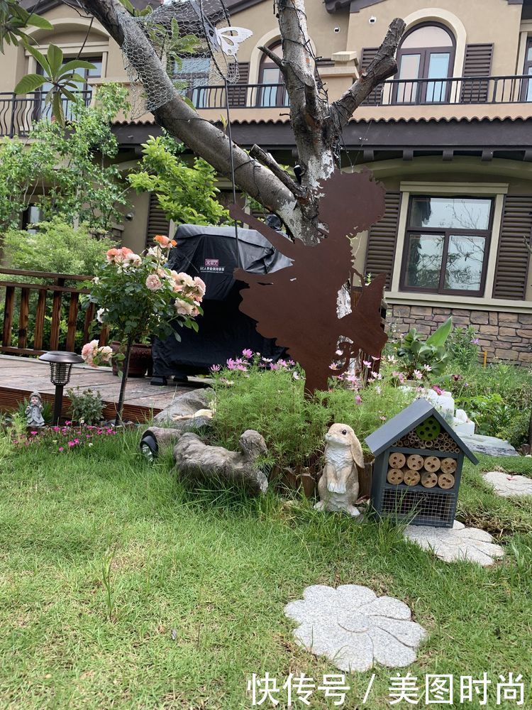 花了7个月,亲手打造123㎡别墅花园,网友:看一眼都会陶醉其中