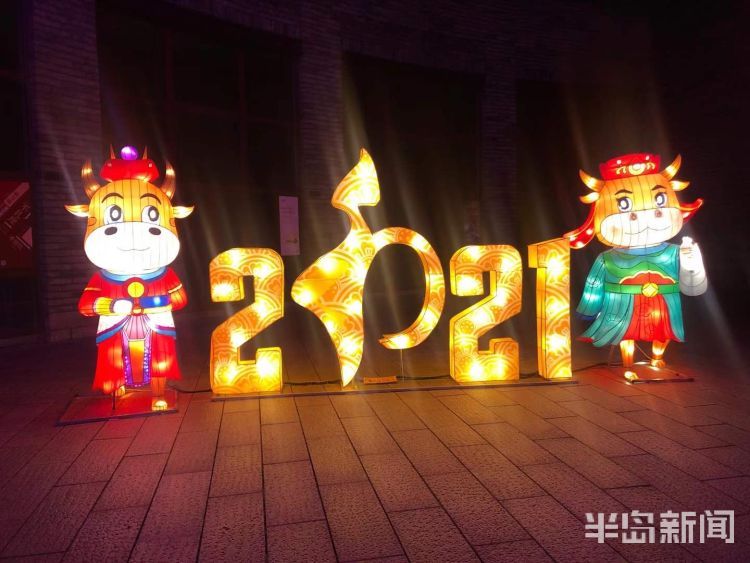 即墨古城年味浓郁，游人如织