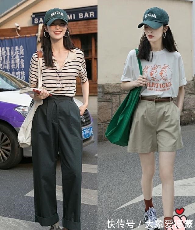 短裤 如何穿出怦然心动的少女感这些搭配精致减龄,真好看
