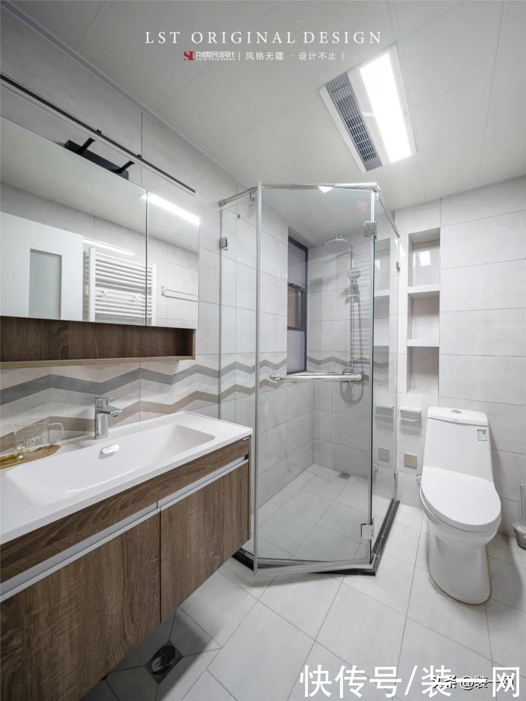 客餐厅|刘思彤设计｜119平三居室装修案例赏析 想要的设计全都有