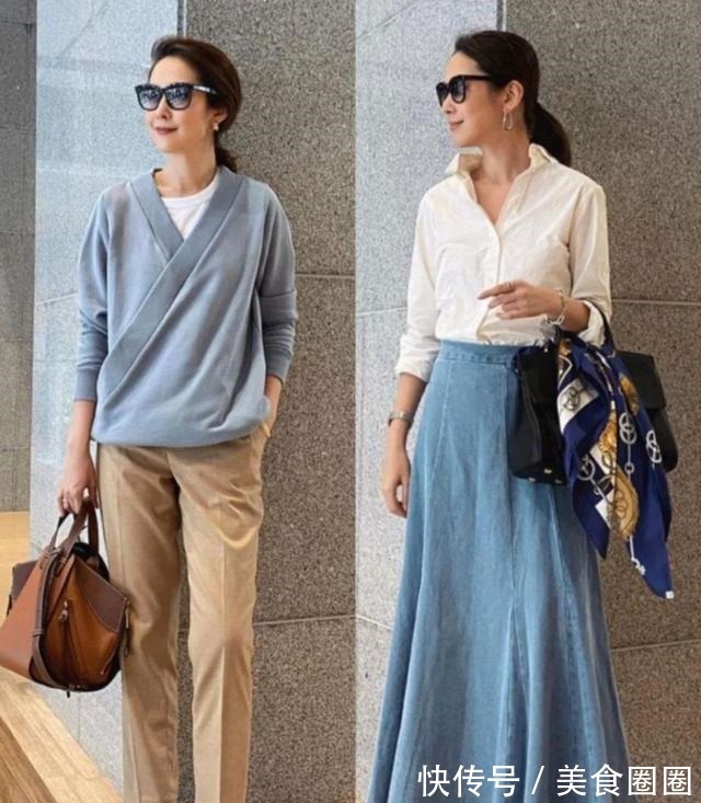 年过半百 年过半百却活得不输年轻人,这位大龄博主的穿搭,时髦又洋气!