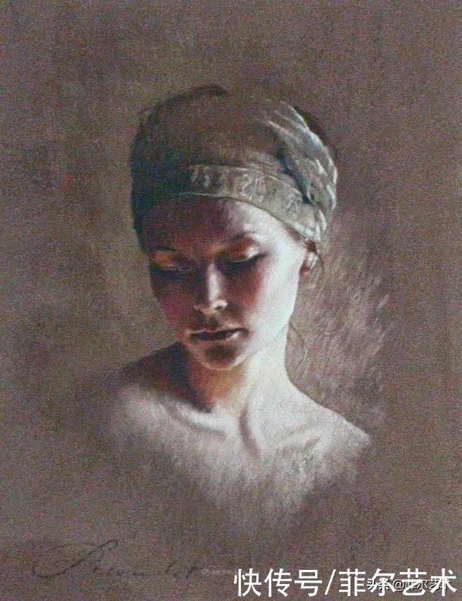 艺术学院$法国女粉彩大师,描绘的女性之美,细腻柔和