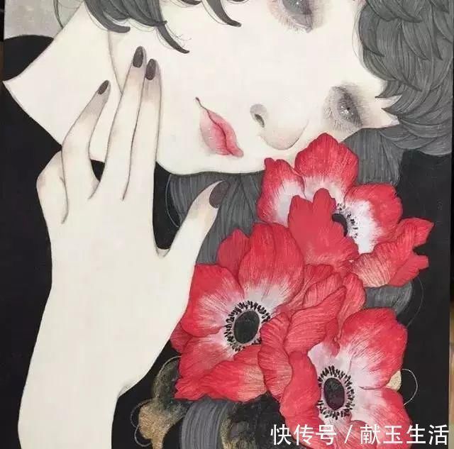 铅笔#她的铅笔插画,画出每个女孩的心声,美到让人陶醉~