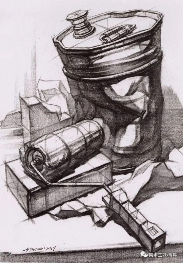 结构$画素描结构那么枯燥为什么还要画?这样想你就错了?