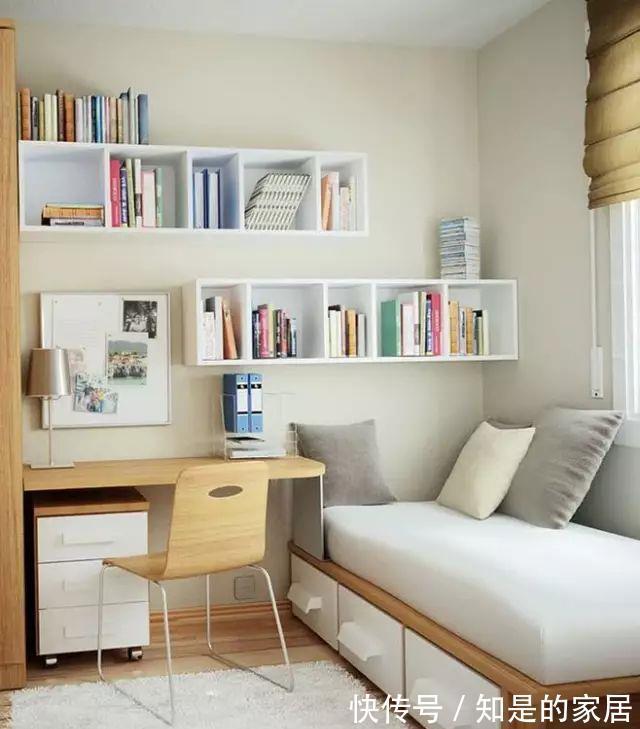 齐家小菜|在小户型里做个迷你的书房,大概只需要花1平米空间