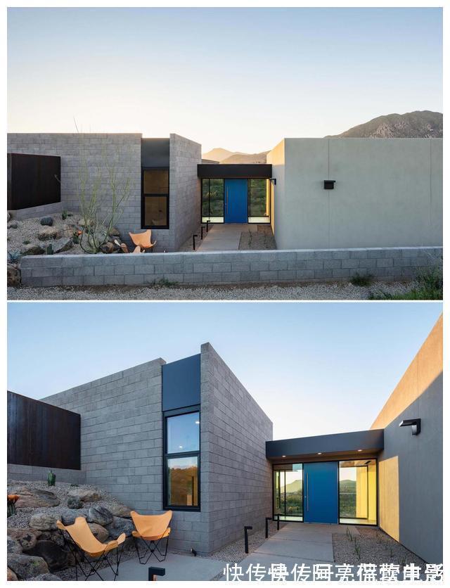 私人|外国佬自建私人别墅,大量混凝土砖设计,谁说别墅就得花几百万