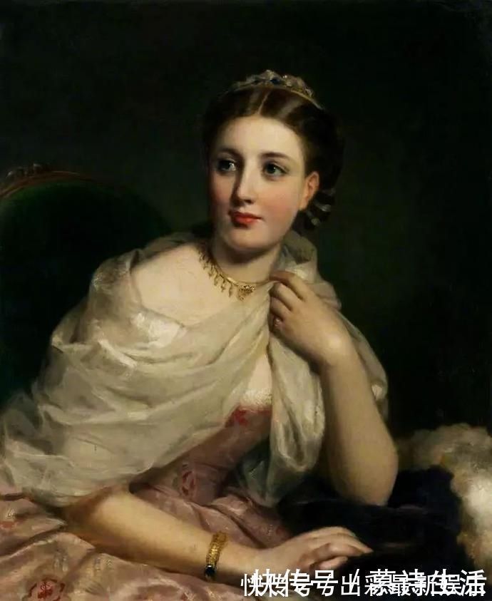 詹姆斯#英国艺术家詹姆斯·桑特人体油画中的美人,珠圆玉润,风情万种