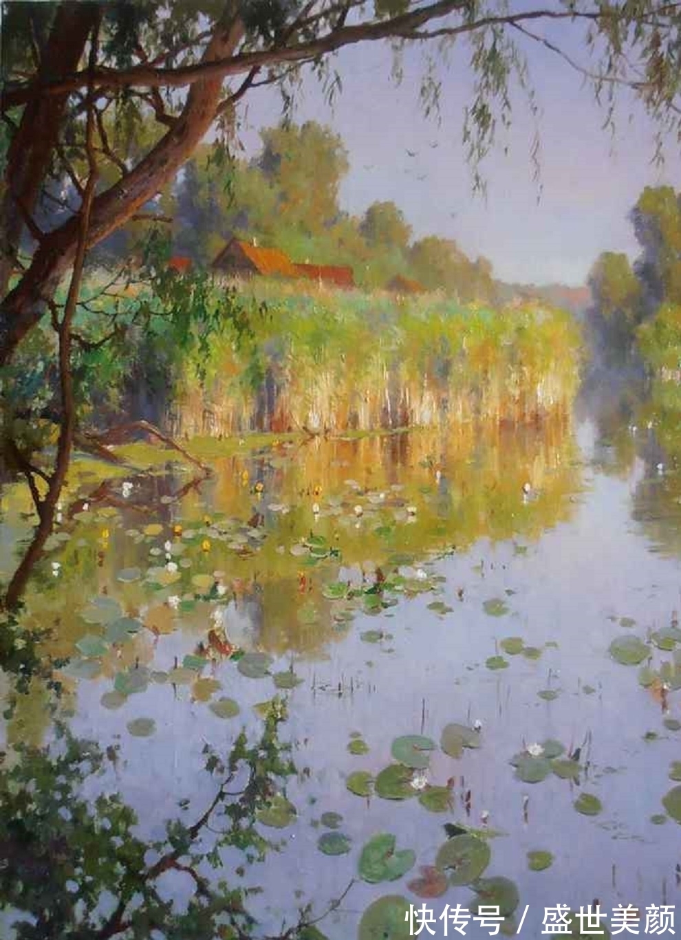 大师$瑰丽的色彩和跳动的光线——俄罗斯大师博日科夫绝美的风景画作