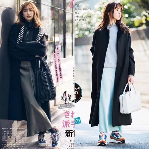 明天上班穿什么？大衣半裙老爹鞋，舒适又时髦