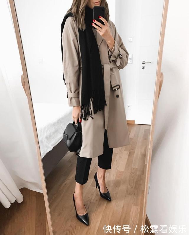 大气|爱不够的小黑裤如何穿才时髦20套Look供你借鉴，时髦大气还高级
