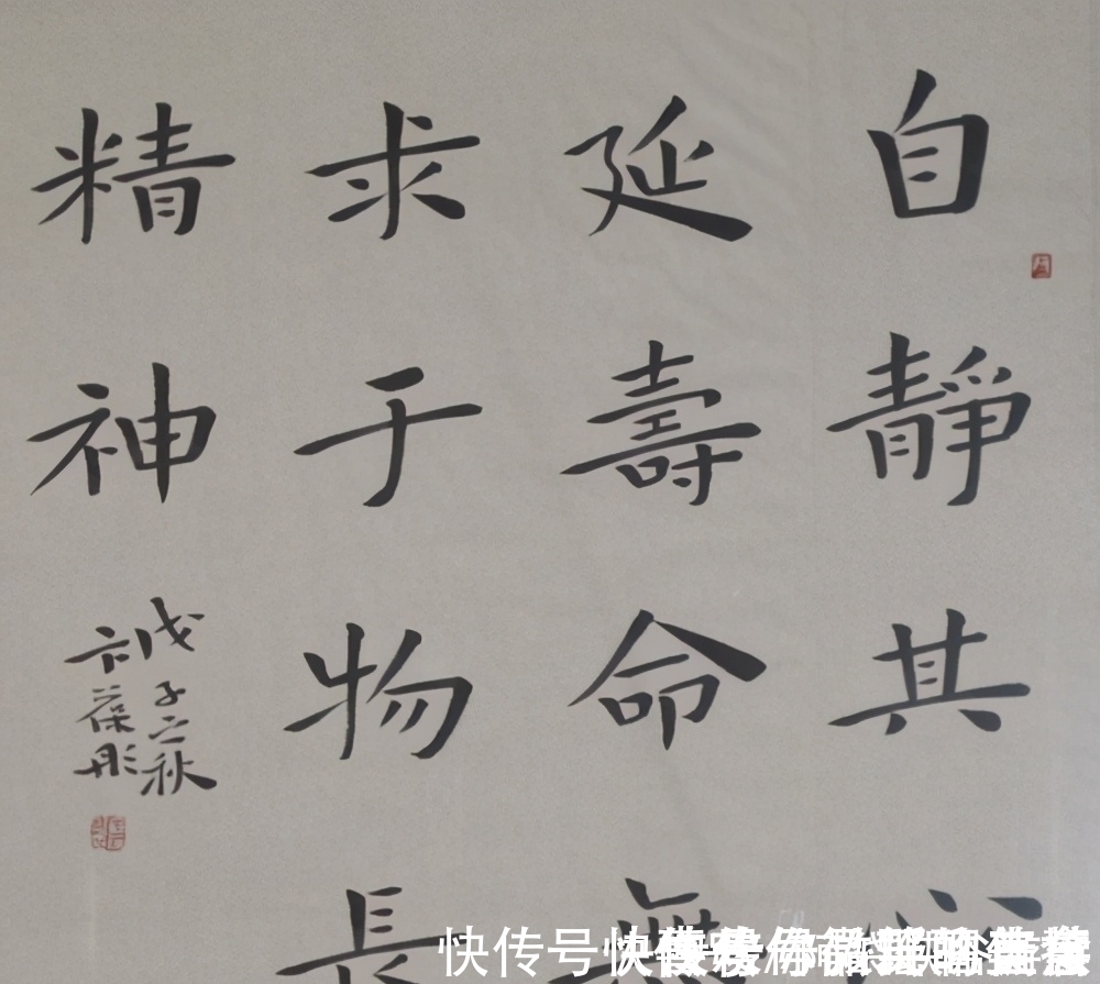 书法家#他的楷书守正出新,萧散简远,笔法精湛,曾获首届中国书法兰亭奖