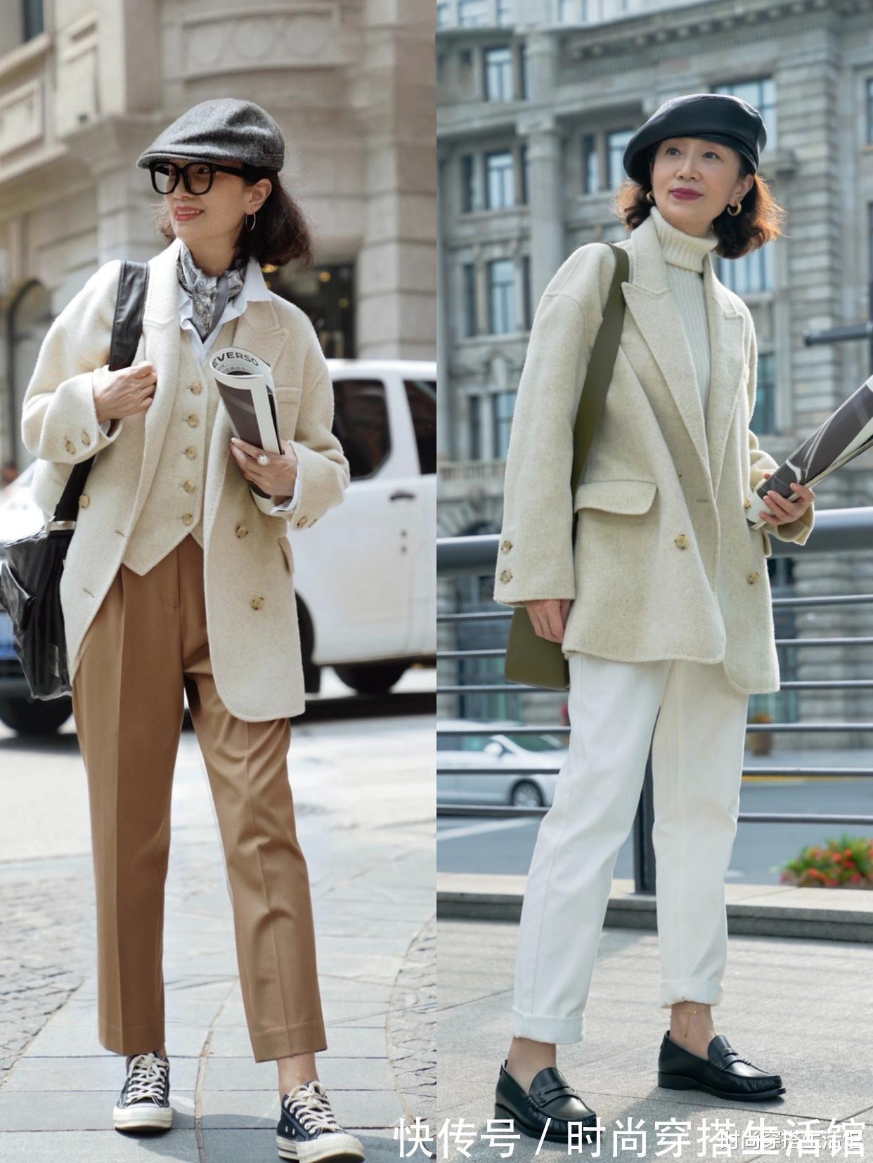 三木|女人50岁后,最好别“上衣塞裤腰”,学学三木妈妈这么穿,真优雅