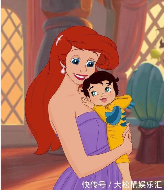 茉莉公主|迪士尼公主和王子的宝宝长什么样?照片曝光后,网友:生了个自己