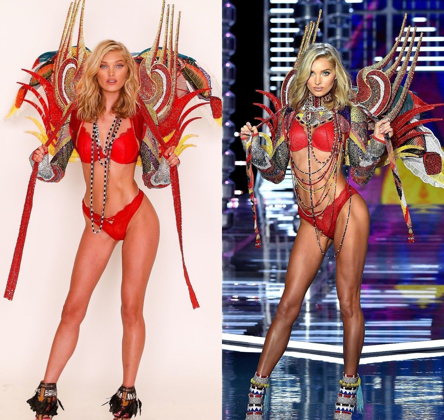 维密大秀试装照来袭维密天使素颜试穿内衣秀服，竟比大秀还好看