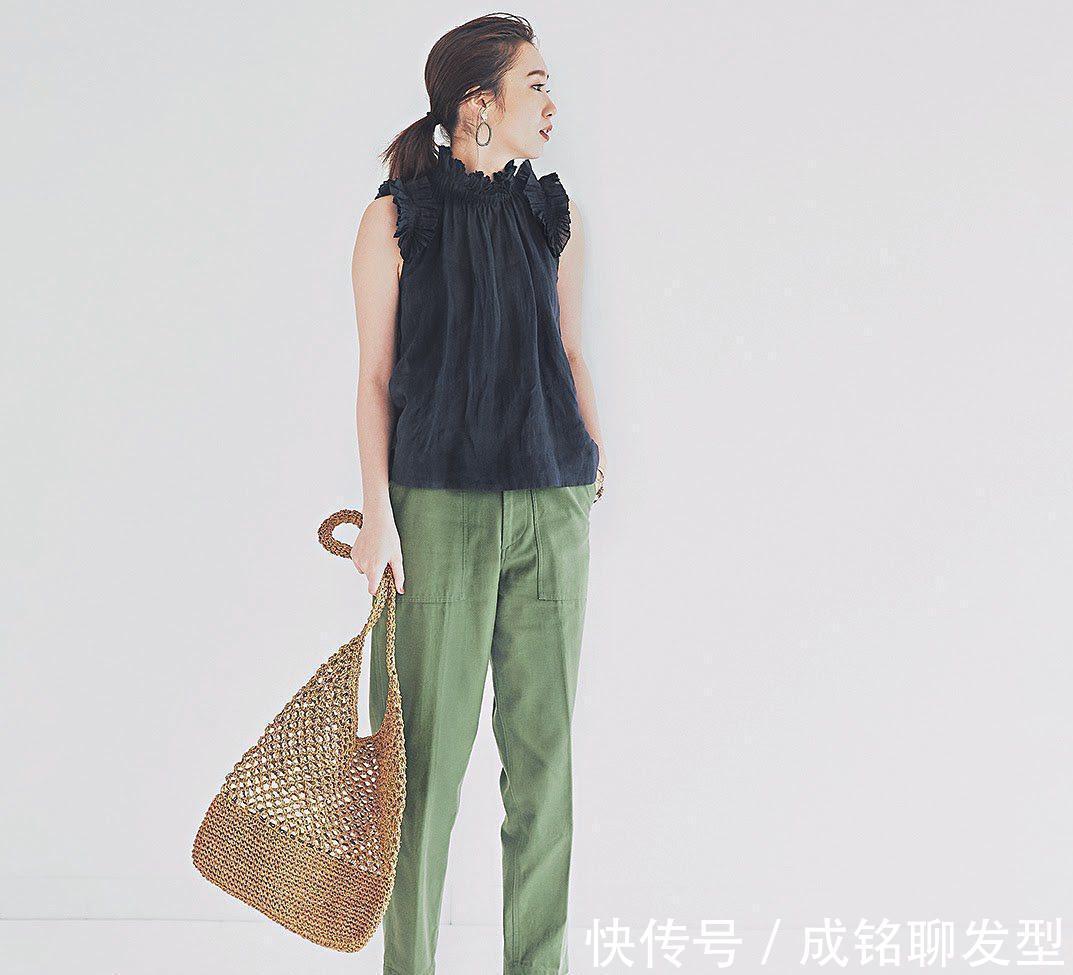 腿型|四五十岁女人少穿紧身裤,试试这几种宽松的裤装,洋气减龄又显瘦