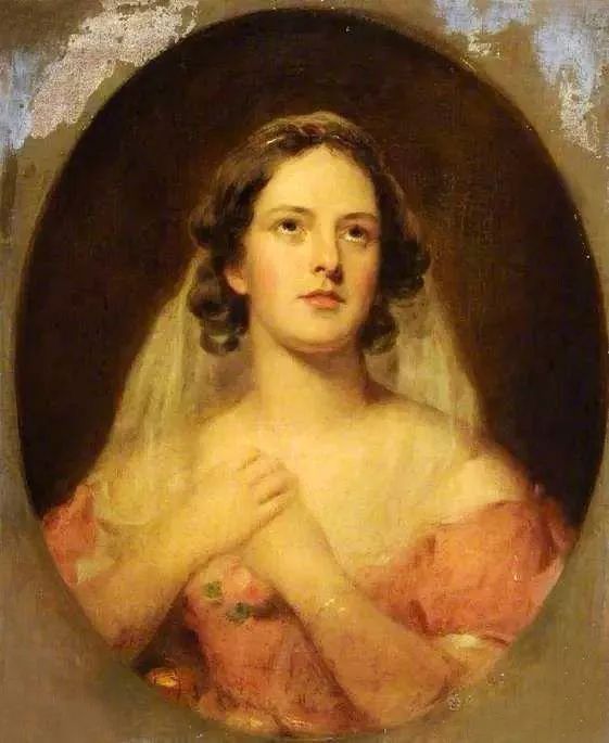 利奥波德|詹姆斯·桑特丨笔下维多利亚女子,润玉雕琢般柔美