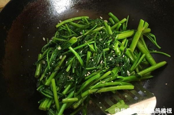 步骤|炒空心菜时,不要直接下锅炒,注意这个步骤,出锅翠绿又脆口
