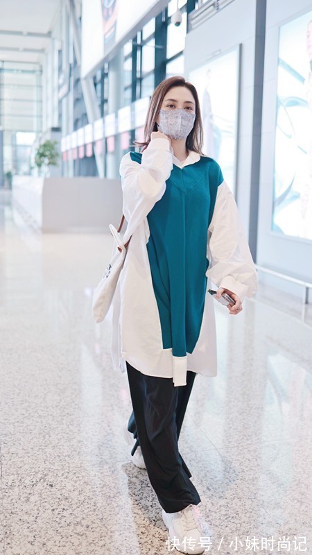 随性 阿娇穿衣也太随性了吧,“上松下松”看似邋遢,实则慵懒又时髦