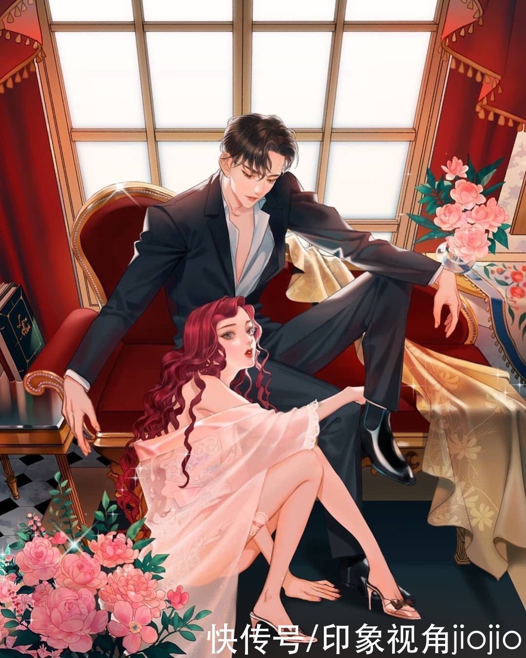 hiruna#那些又飒又御的小姐姐们,配色好看且画风细腻