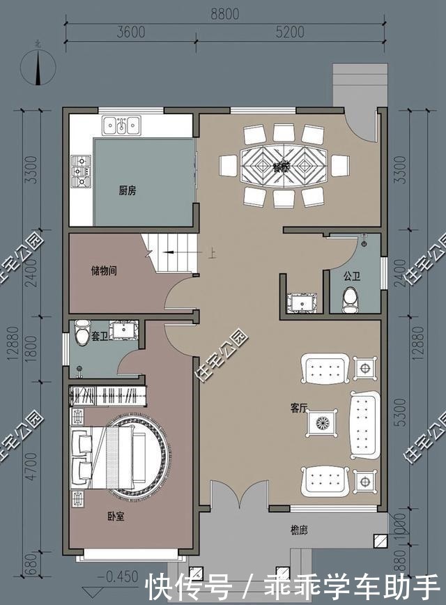 储藏室|“中西合璧,天下无敌”,农村建房热门户型推荐,工头看完也想建!