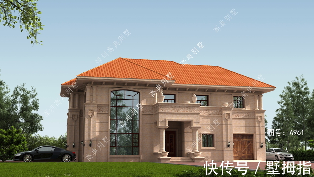 别墅|这款欧式小别墅,让人久看不厌,建一栋绝美。