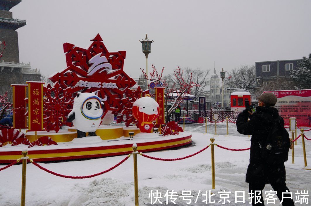 雪容融|踏雪寻墩，这些街头景观小品有“冰墩墩”