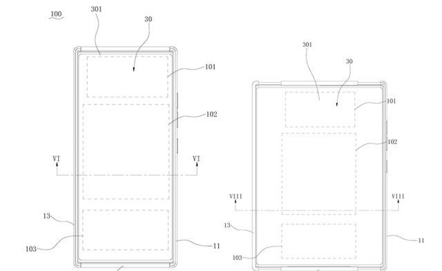 大屏幕|「专利解密」OPPO卷轴手机设计方案 满足大屏幕、小尺寸要求